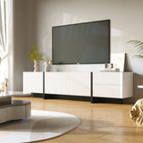 Large TV Unit 190cm with Storage | TV Cabinet with Doors and Drawers