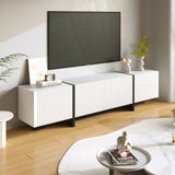 Large TV Unit 190cm with Storage | TV Cabinet with Doors and Drawers