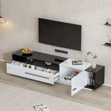 Large TV Unit for 60-70 Inch TVs | High Gloss TV Cabinet with Storage