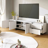 Large TV Unit 190cm with Storage | TV Cabinet with Doors and Drawers